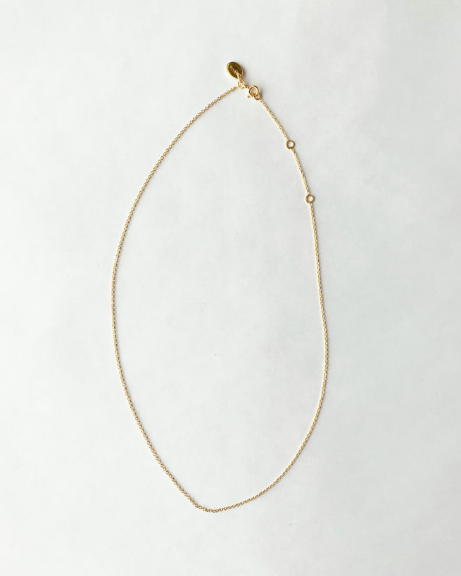 veda jewelry adjustable gold plated chain