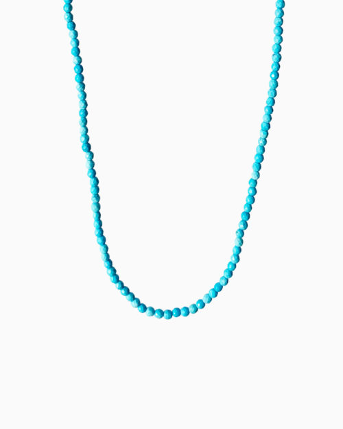 turquoise beaded necklace by veda